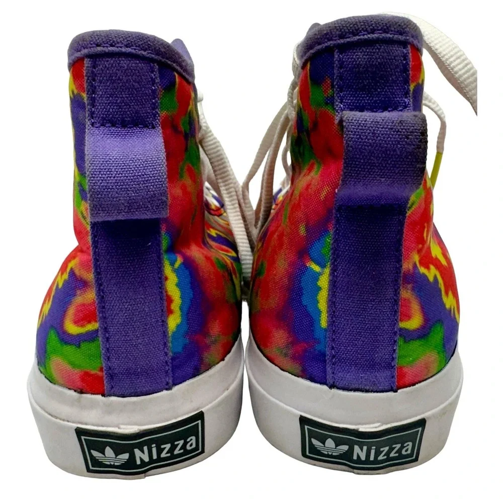 Rare Adidas Originals Nizza Hi RF J‎ Youth 5 Lisa Simpson Sneakers GZ1786